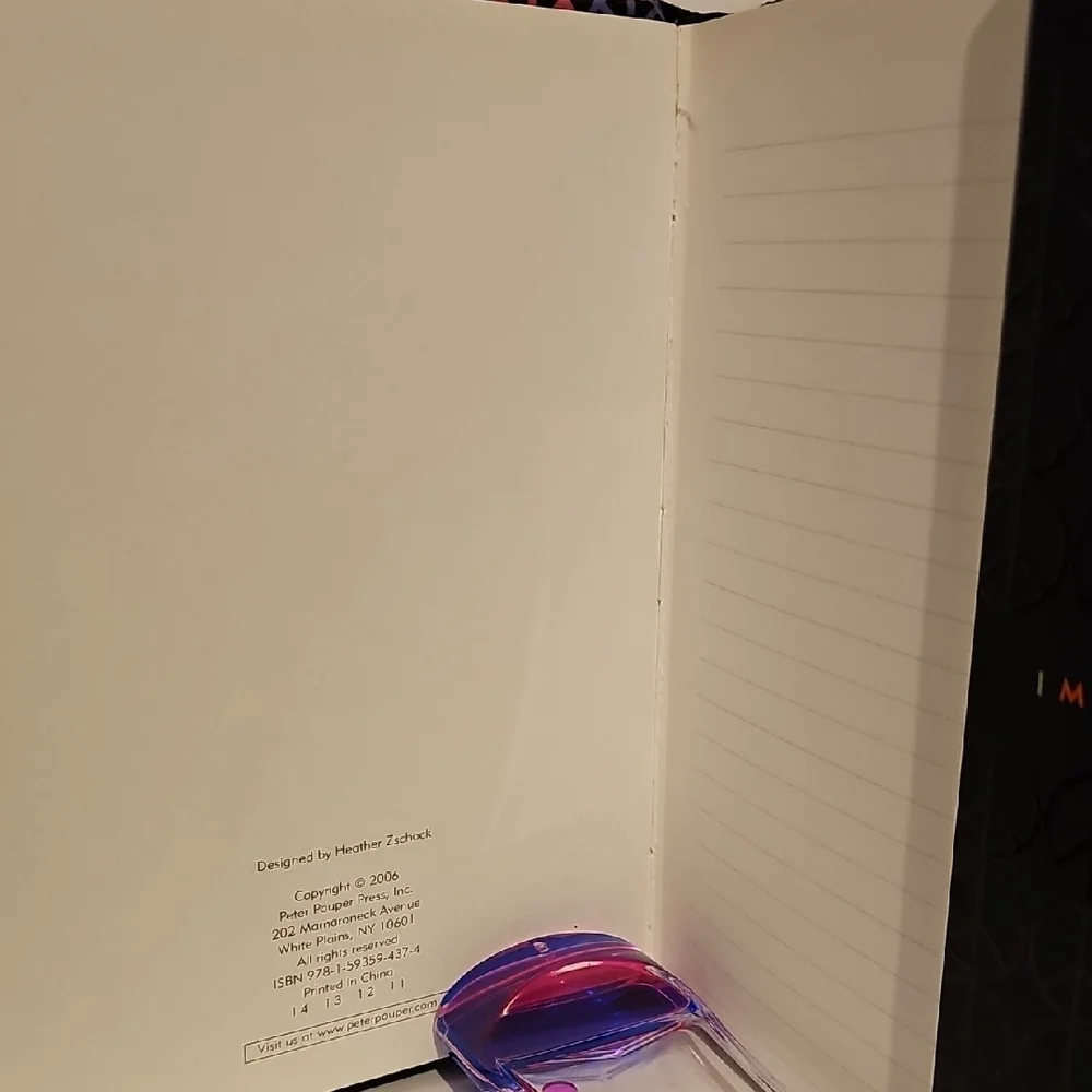 IMAGINE Journal- Colorful Peace Sign Notebook - Picture 5 of 5